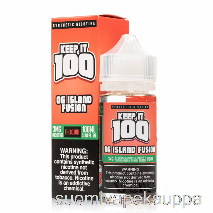 Vape Kauppa Fuusio - Säilytä Se 100 E-nestettä - 100ml 0mg